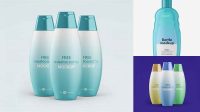 4549+ Transparent Shampoo Bottle Mockup Modern Design PSD