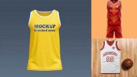 4555+ Basketball Jersey Mockup Include TIFF