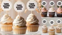 4558+ Cupcake Topper Mockup Free Free Editable PSD