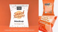 4562+ Glossy Snack Package Custom Mockup Graphic Design