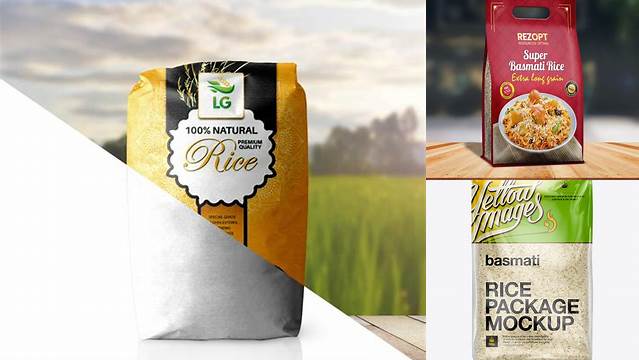 4562+ Rice Bag Mockup Psd Free Download Smart PNG Image