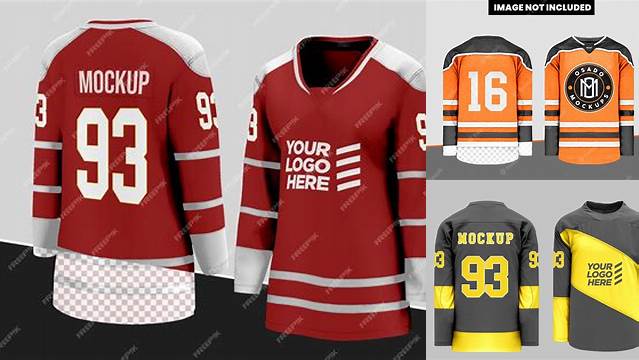 4563+ Hockey Jersey Mockup Free Free PSD