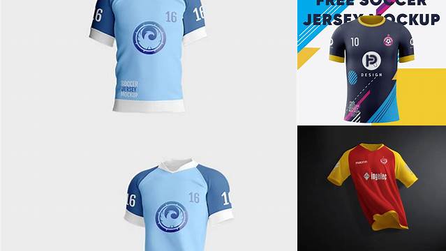 4567+ Free Soccer Jersey Mockup Include TIFF