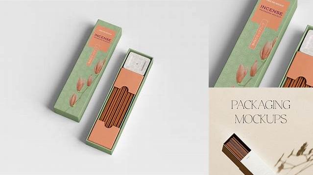 4568+ Incense Sticks Box Mockup Editable Graphic Free PSD