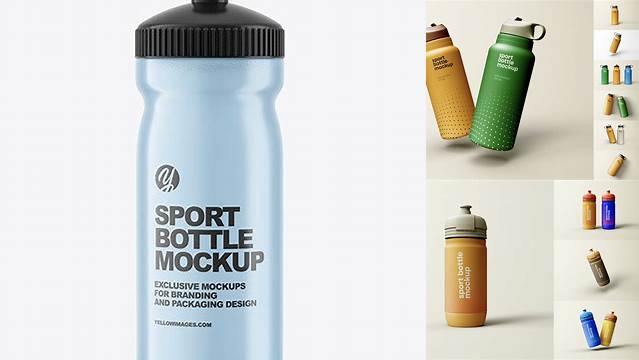 4569+ Transparent Plastic Sport Bottle PSD Mockup High-Quality Editable PSD