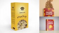 4578+ Free Cereal Box Mockup PSD Download