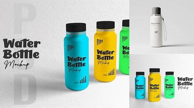 4579+ Red Plastic Reusable Water Bottle PSD Mockup Unique High-Resolution PSD