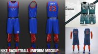 4582+ Basketball Uniform Mockup For Free Download