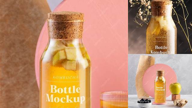 4591+ Kombucha Bottle Mockup Free Free Mockup Templates