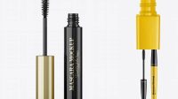 4598+ Opened Glossy Mascara Tube PSD Mockup Creative Design Mockup