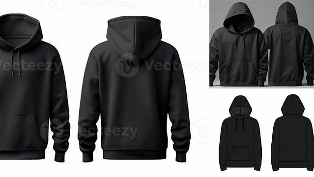 4598+ Template Hoodie Hitam Easy Editable