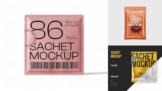 4599+ Sachet Mockup Best Free Mockup PSD