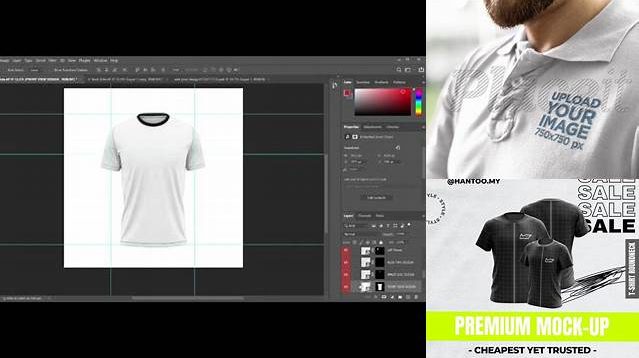 460+ Embroidery T Shirt Mockup Include TIFF