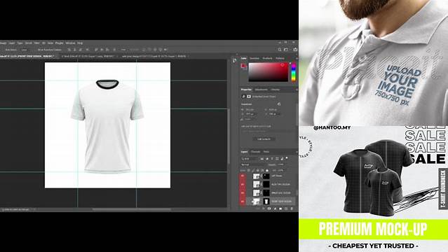 460+ Embroidery T Shirt Mockup Include TIFF