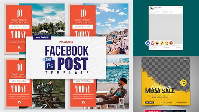 4600+ Facebook Post Template Psd Fully Layered Photoshop Freebie