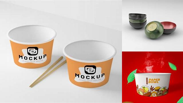 4602+ Paper Bowl Mockup Psd Free Free PSD