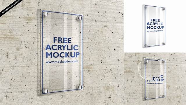 4605+ Acrylic Mockup Psd Free Free Graphic Resource