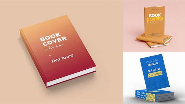 4610+ Glossy Covered Books PSD Mockup Premium Quality PSD Freebie