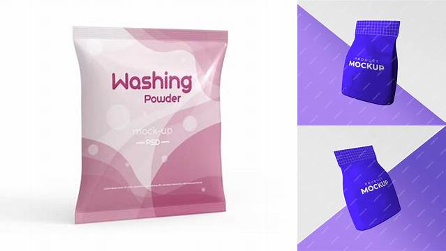 4615+ Washing Powder Mockup Download Premium PSD Resource