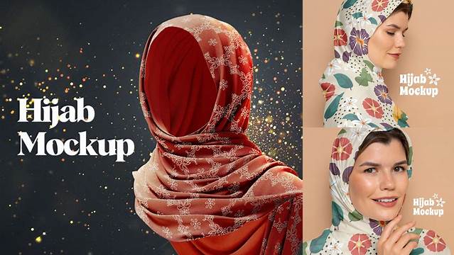 4616+ Hijab Mockup Psd Download Professional PSD