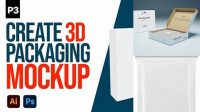 4618+ 3d Packaging Mockup Smart PNG Image