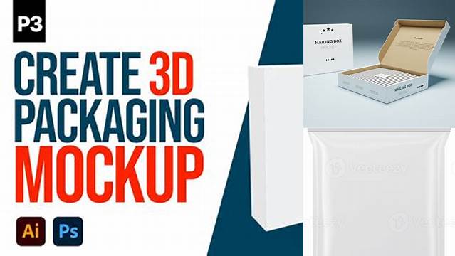 4618+ 3d Packaging Mockup Smart PNG Image