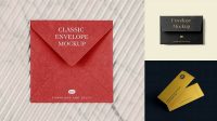 4618+ Textured Envelope PSD Mockup Elegant PSD Mockup