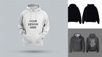 4619+ Embroidered Hoodie Mockup Hight Resolution