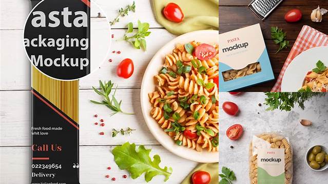 4620+ Mockup Pasta Packaging Free PSD for Designers