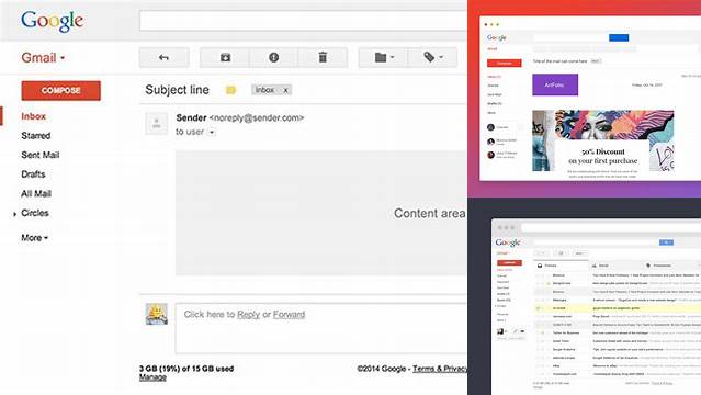 4625+ Gmail Mockup High-Resolution PSD Download