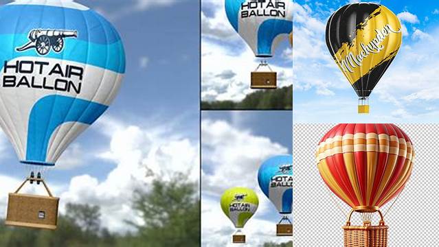 4627+ Hot Air Balloon PSD Mockup Free Digital Resource for Designers