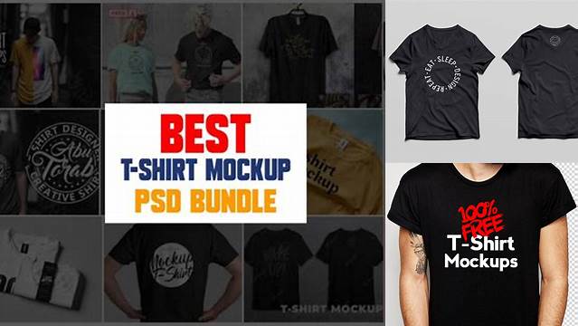 4627+ T-shirt Mockup Bundle Free Download Best for Showcase