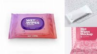 4628+ Wet Wipes Mockup High Resolution