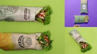 4630+ Shawarma Wrap Mockup Digital Download