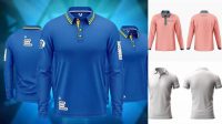 4631+ Long Polo Shirt Mockup Digital Download