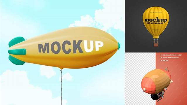 4634+ Blimp Mockup Digital Download