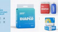 4639+ Diapers Mockup Free Graphic Mockup PSD