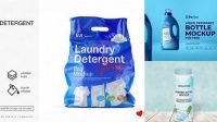 4640+ Detergent Powder Mockup Free Editable PSD File