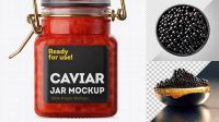 4645+ Container with Caviar PSD Mockup Creative Digital PSD Download