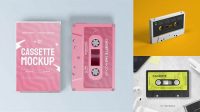 4647+ Cassette Mockup Free Professional PSD Mockup