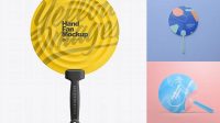 4647+ Plastic Hand Fan Mockup Exclusive Free PSD