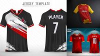 4649+ Football Jersey Template Free Download Customizable PSD