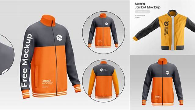 465+ Jacket Mockup Free Free PSD