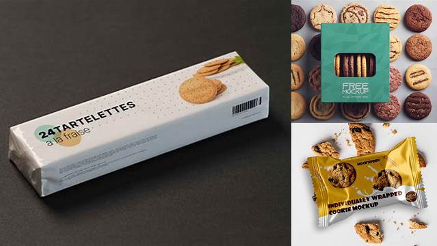 465+ Matte Cookie Package PSD Mockup Exclusive Layered PSD Mockup