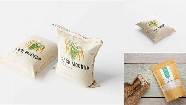 4653+ Rice Bag Mockup Free Download Exclusive PSD Design Freebie