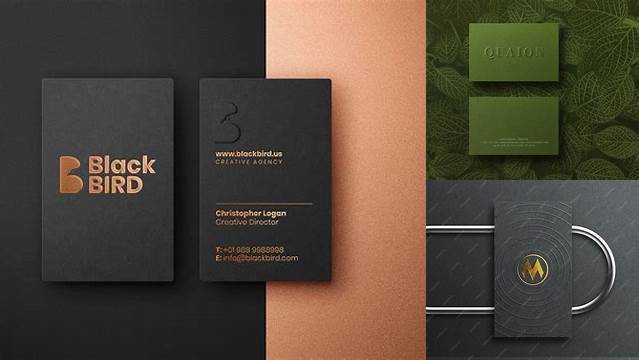 4659+ Business Card Emboss Mockup Free PSD