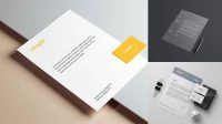 466+ Letterhead Mockup Template Free High-Quality PSD Files