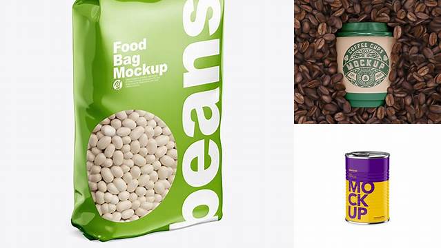 4662+ Food Can with White Beans PSD Mockup Digital Resource Free Download