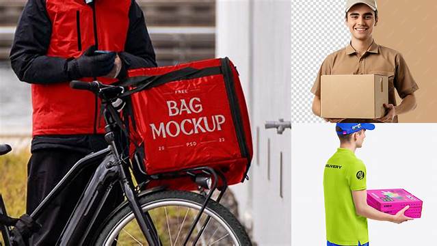 4667+ Delivery Man Mockup High-Quality Editable PSD