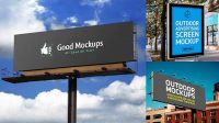 467+ Outdoor Mockup Customizable PSD Templates